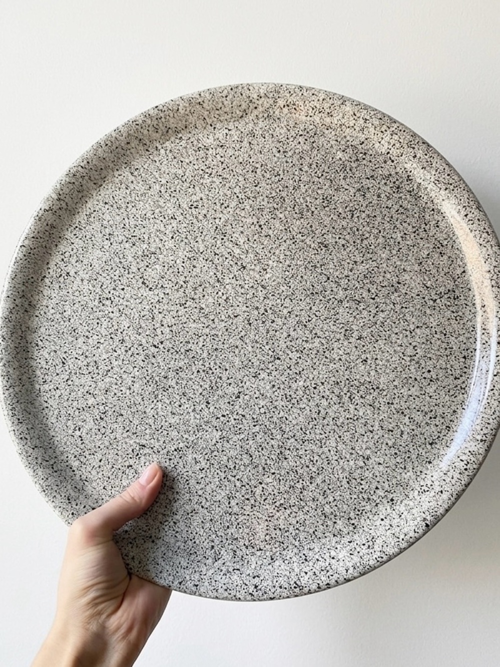 Syracuse China Large Serving Platter - Speckled Grey